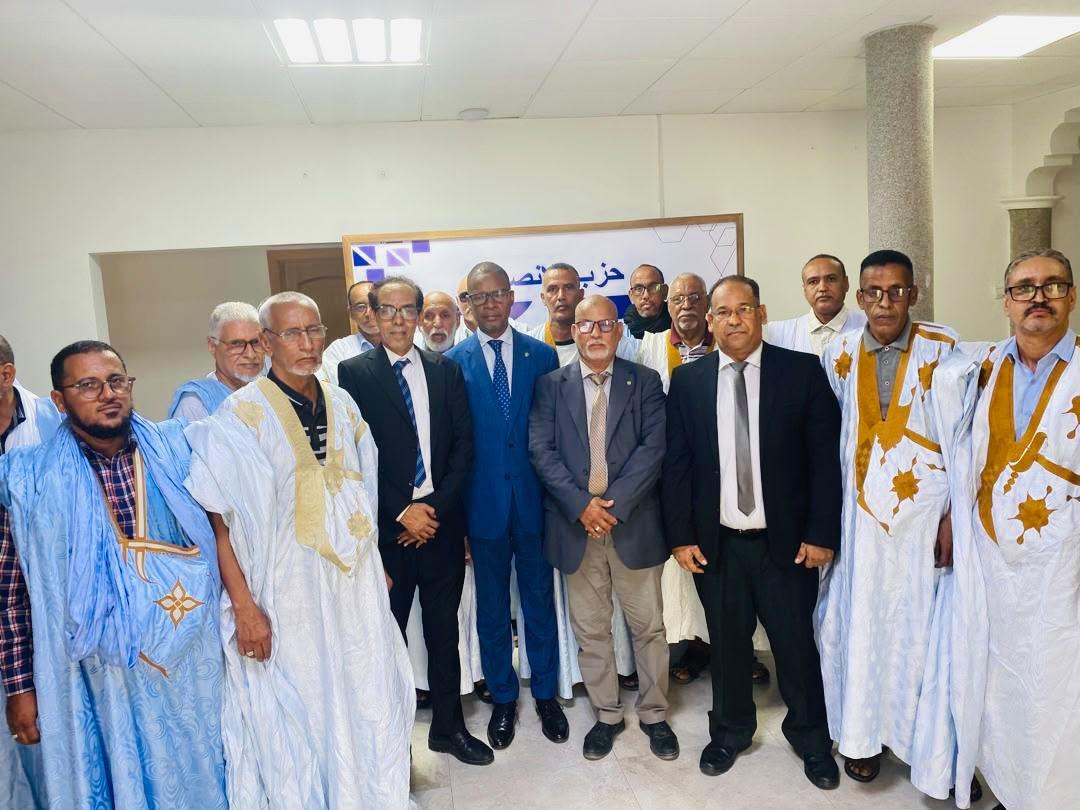 في لقاء سياسي مع رئيس الحزب.. وفد أوجفت يؤكد وحدة الصف والالتفاف حول برنامج الرئيس غزواني