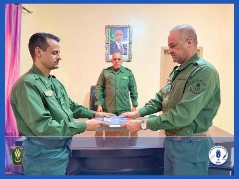 أطار: قائد أركان الدرك الوطني يشرف على تبادل المهام في الناحية الشمالية