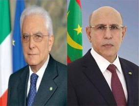 غزواني يهنئ نظيره الإيطالي بالعيد الوطني